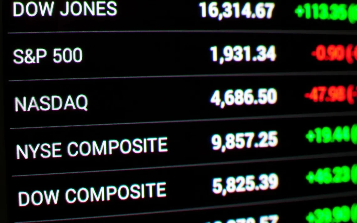 mercado financeiro, bolsa de valores, Wall Street;